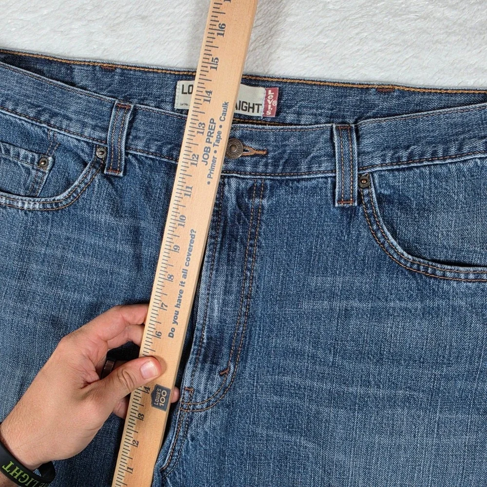 Levi's 569 Loose Straight Men 38/30 Blue Denim Jeans 005694268